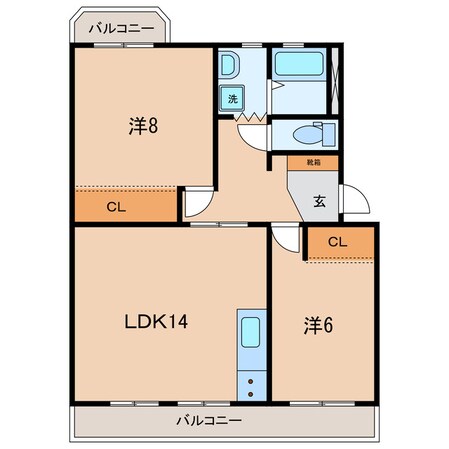 ファーストシティ市川の物件間取画像